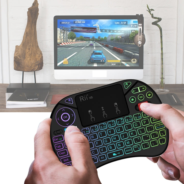 Accessoire gaming : pavé tactile 2,5 pouces rétroéclairé