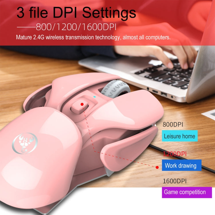 HXSJ T37 Adjustable 1600 dpi Wireless Gaming Mouse