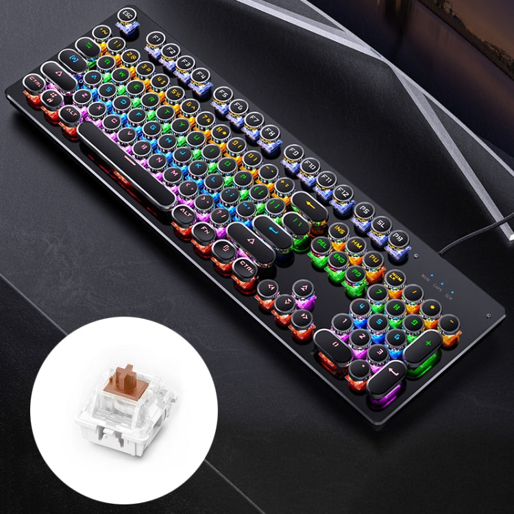 Clavier Mécanique Filaire de Jeu USB - YINDIAO Punk