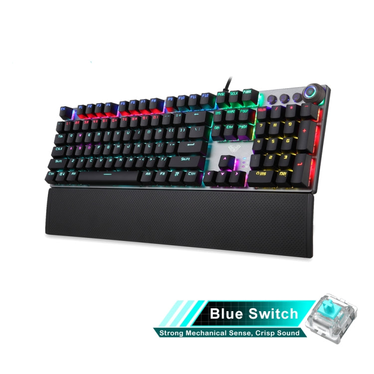 AULA F2088 USB Mechanical Gaming Keyboard Blue Switch