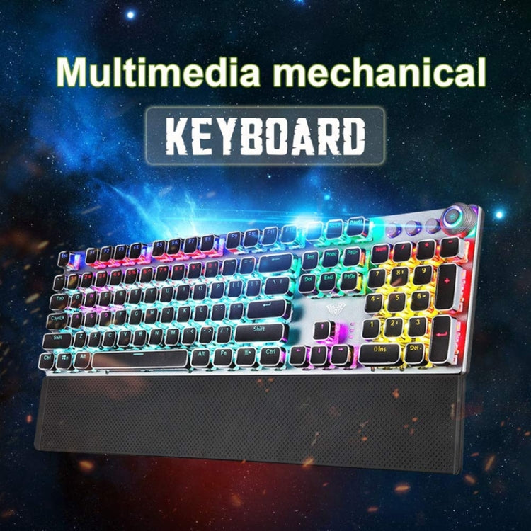 AULA F2088 USB Mechanical Gaming Keyboard Blue Switch