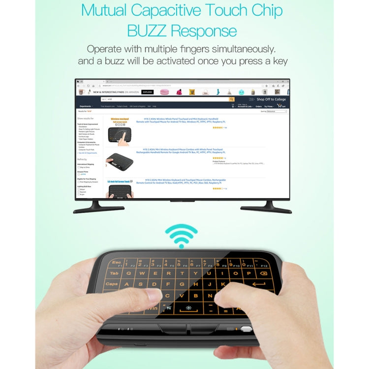 Clavier sans fil H18 pour gaming avec rétroéclairage
