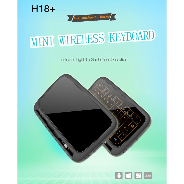 Clavier sans fil H18 pour gaming avec rétroéclairage