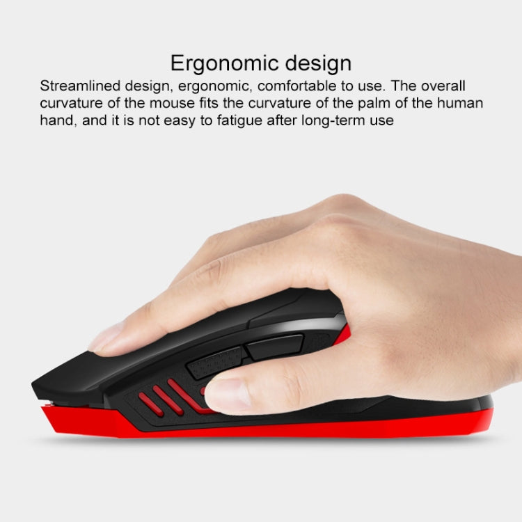 Souris Gaming Sans Fil ET X-08 : 7 Touches, 2400 DPI