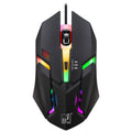 Souris de jeu optique K2 USB LED 1600 DPI pour PC