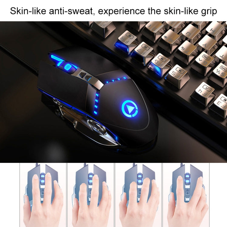 Clavier et souris gaming YINDIAO V2 - Mécanique silencieuse