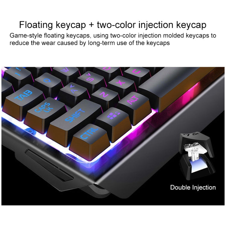 Clavier et souris gaming YINDIAO V2 - Mécanique silencieuse