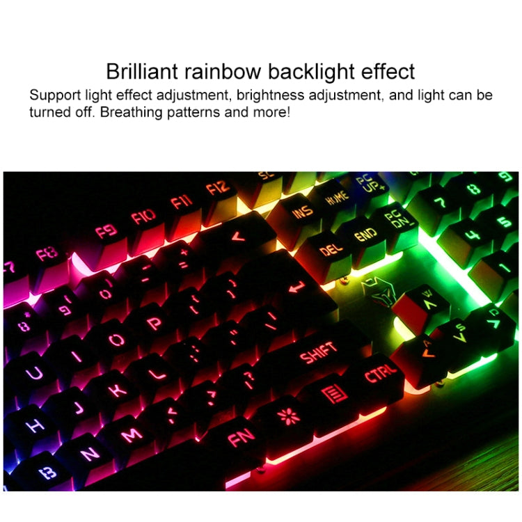 Clavier et souris gaming YINDIAO V2 - Mécanique silencieuse