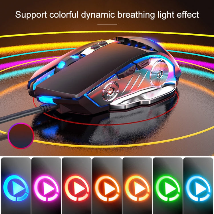 Clavier et souris gaming YINDIAO V2 - Mécanique silencieuse