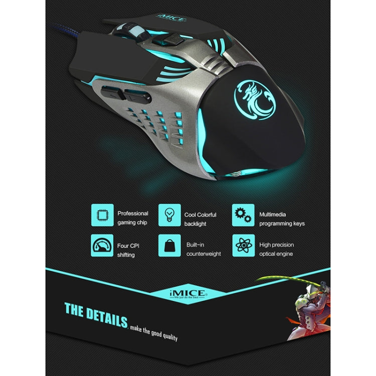 IMICE V5 USB 4000 DPI Gaming Mouse for PC and Laptop