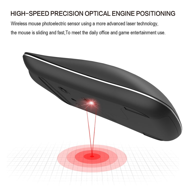 HXSJ T23 Ergonomic Wireless Gaming Mouse - 1600 DPI