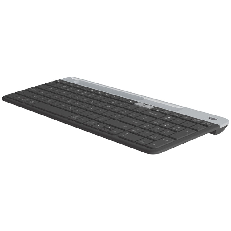 Clavier sans fil multi-appareils fin et léger double modes Logitech K580 avec support de téléphone