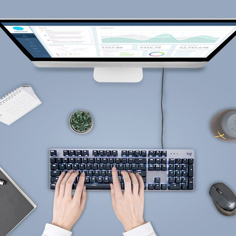 Clavier Mécanique Rétroéclairé Logitech K845 pour Gaming