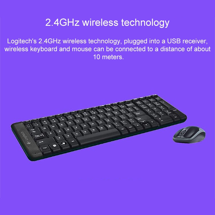 Clavier et souris sans fil Logitech MK220 pour gaming PC