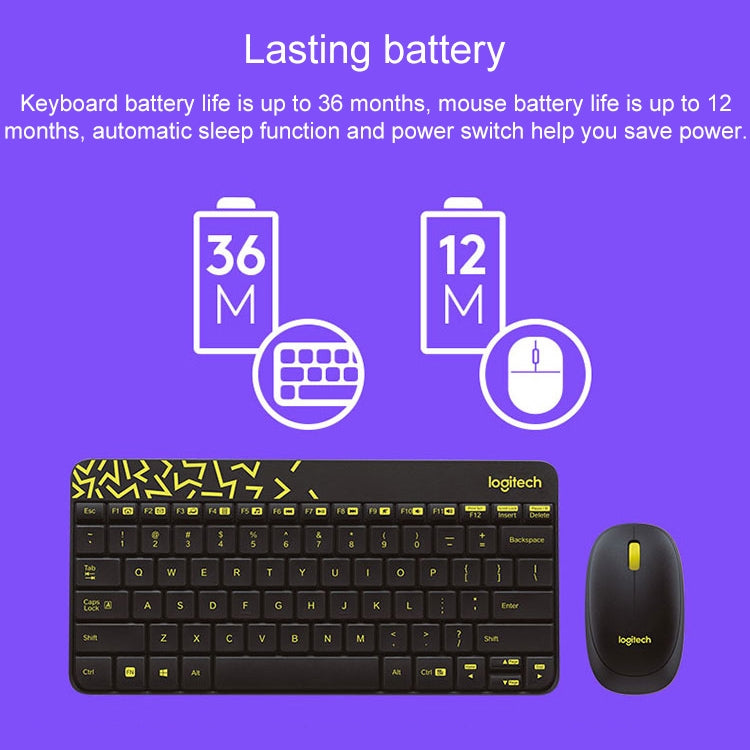 Ensemble clavier et souris sans fil Logitech MK240 Nano