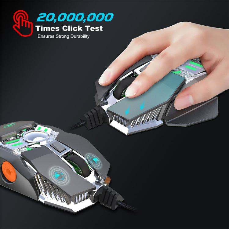 Souris Mécanique HXSJ J200 pour Gaming - 7 Touches