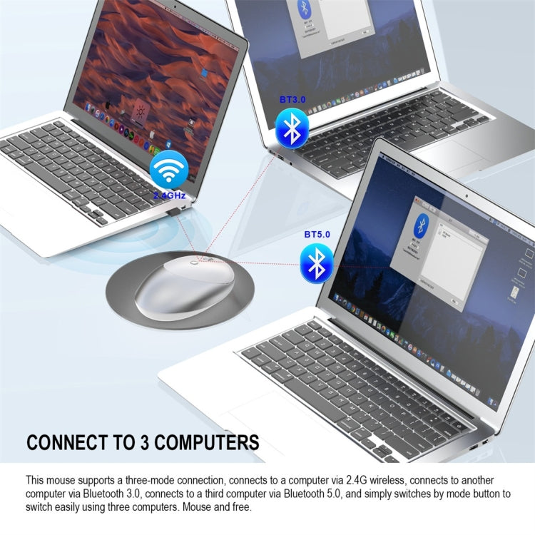 Souris Bluetooth HXSJ T36 : Silencieuse et Multimodes pour