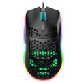 HXSJ J900 6-Button RGB Lighting Programmable Wired Gaming Mouse (White), J900(Black), J900(White)