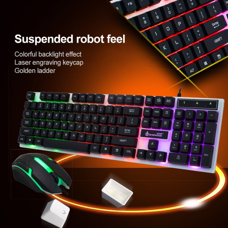Kit Clavier Mécanique et Souris RGB pour PC Gamer