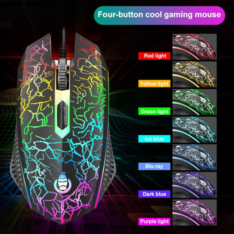 Kit Clavier et Souris Gaming RVB Filaire D620 pour PC