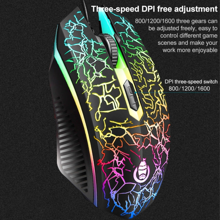 Kit Clavier et Souris Gaming RVB Filaire D620 pour PC