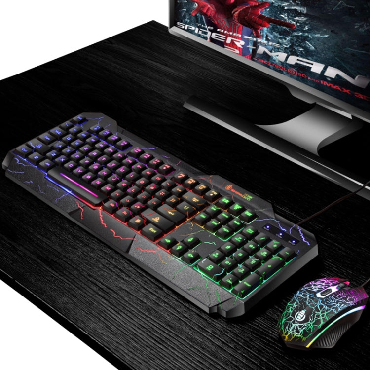 Kit Clavier et Souris Gaming RVB Filaire D620 pour PC