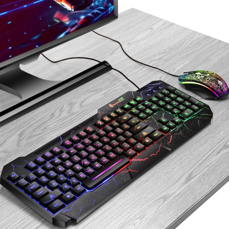 Kit Clavier et Souris Gaming RVB Filaire D620 pour PC