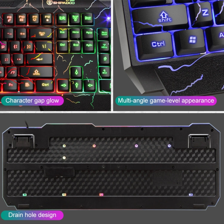 Kit Clavier et Souris Gaming RVB Filaire D620 pour PC