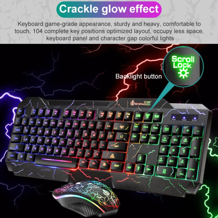 Kit Clavier et Souris Gaming RVB Filaire D620 pour PC
