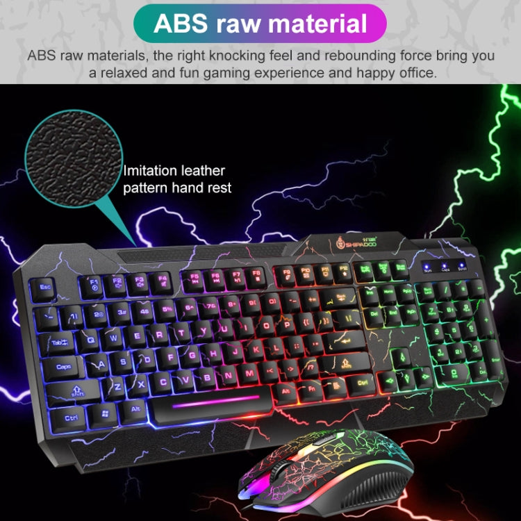 Kit Clavier et Souris Gaming RVB Filaire D620 pour PC