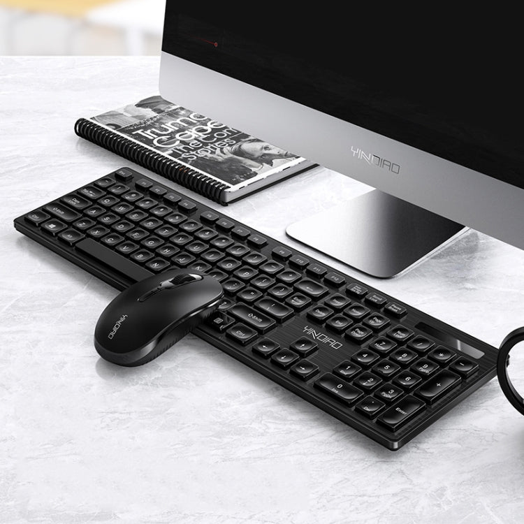Clavier et souris sans fil silencieux YINDIAO V3 pour PC