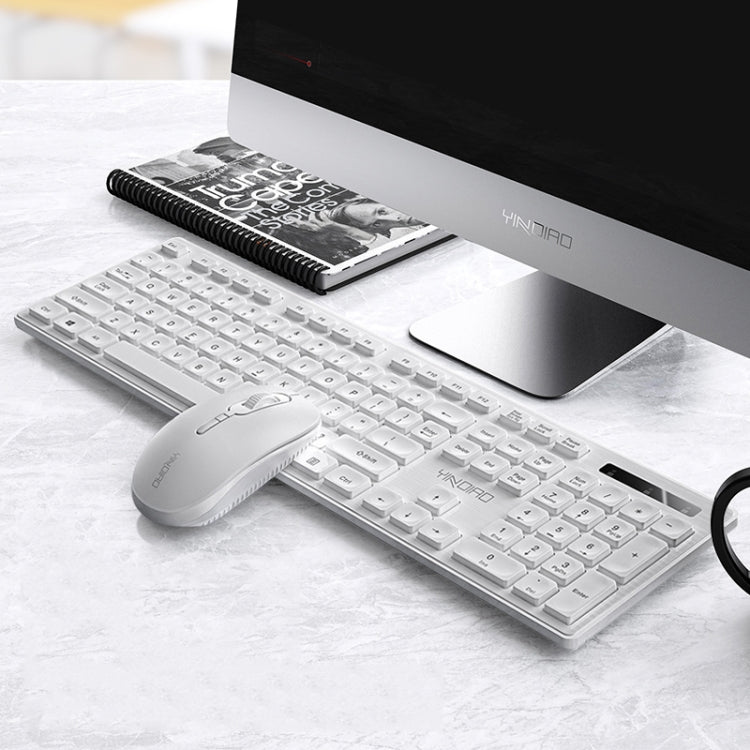 YINDIAO V3 Silent Wireless Keyboard and Mouse for PC
