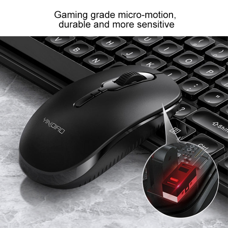 Clavier et souris sans fil silencieux YINDIAO V3 pour PC