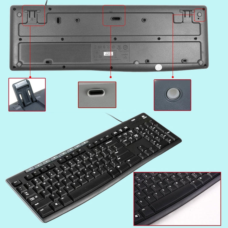 Ensemble clavier et souris gaming Logitech MK200 filaire