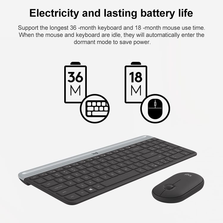 Clavier et souris sans fil Logitech MK470 pour gaming