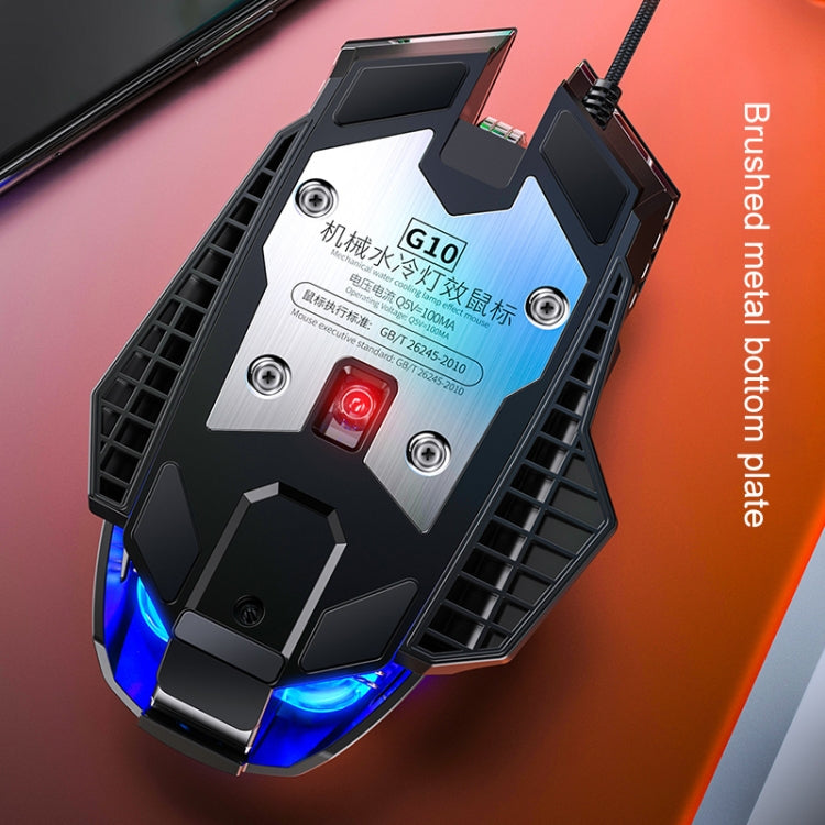 YINDIAO G10 7200DPI RGB Wired Mechanical Gaming Mouse