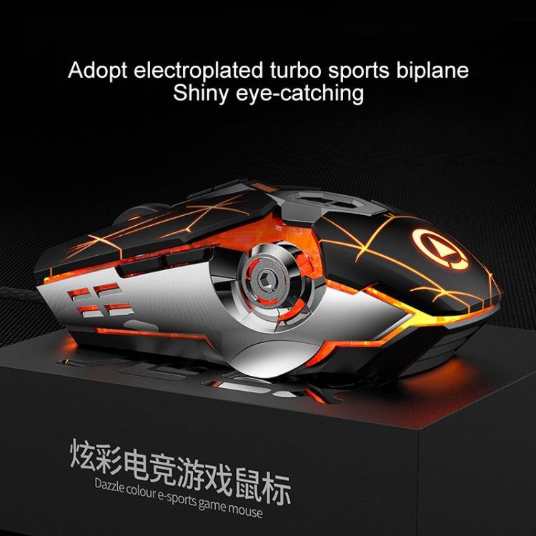 Souris Gaming Filaire YINDIAO 3200DPI 7 Touches RVB