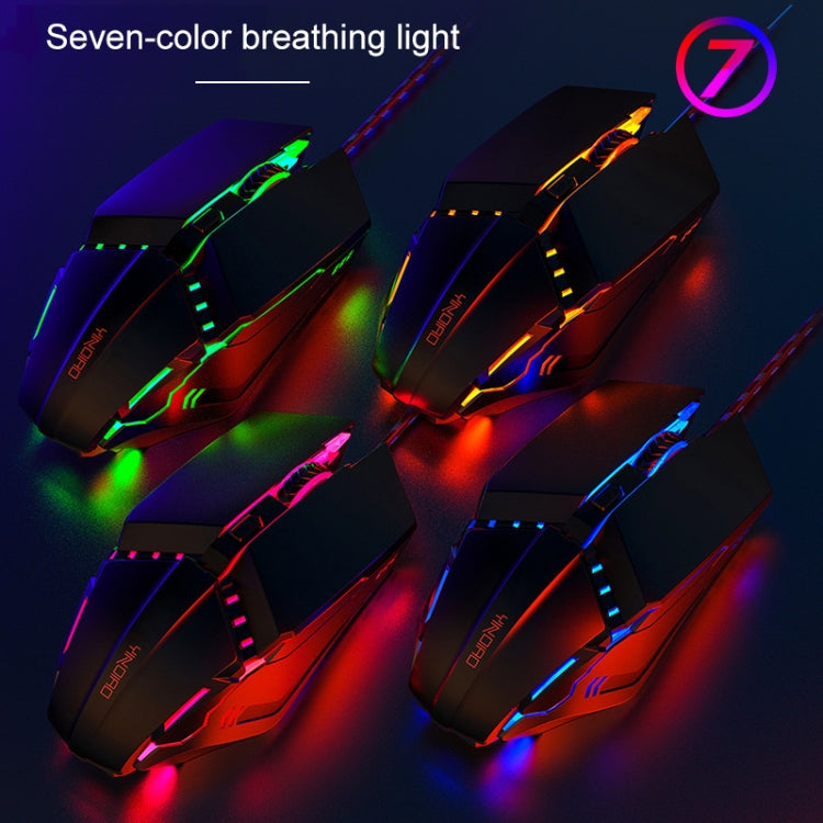 Souris Gaming Filaire Mécanique YINDIAO - 6 Touches USB