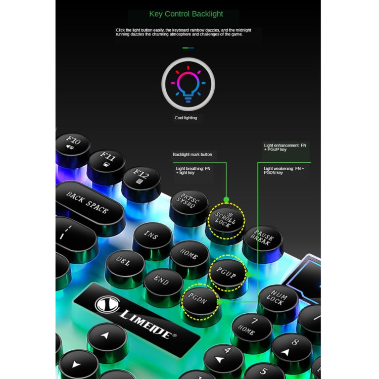 Clavier et souris filaire gaming Punk TX300 avec