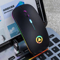 Souris Gaming Silencieuse RVB Rechargeable 1600 DPI sans Fil
