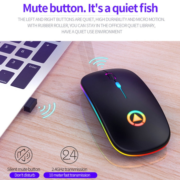 Souris Gaming Sans Fil YINDIAO A2 1600 DPI Silencieuse