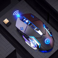 Souris de jeu sans fil YINDIAO A4 1600 DPI rechargeable