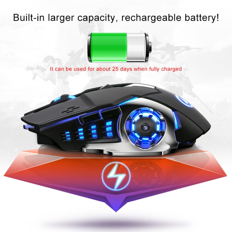 YINDIAO A4 1600 DPI Wireless Silent Gaming Mouse