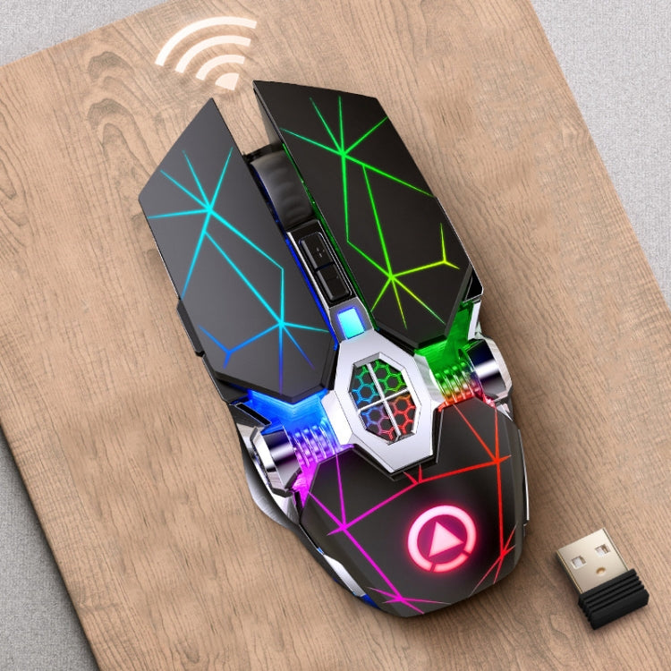 YINDIAO A7 RGB 1600 DPI 7 Buttons Wireless Gaming Mouse