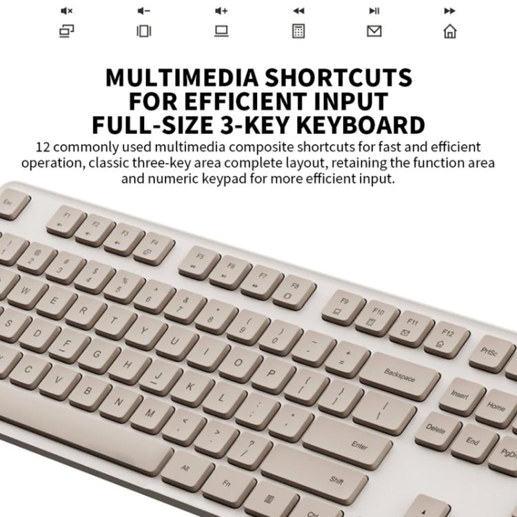 Clavier et souris sans fil Xiaomi Gen2 pour PC gaming