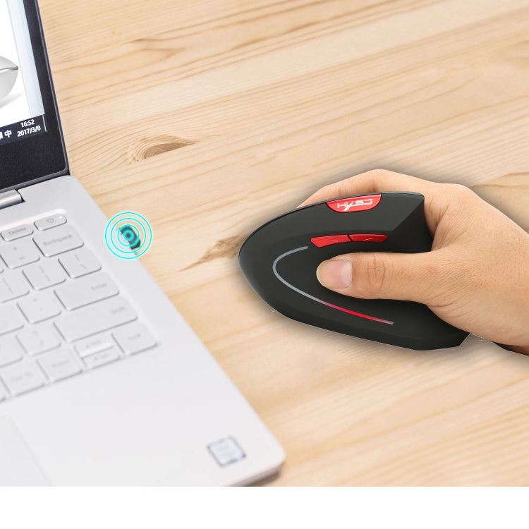 HXSJ T24 2400 DPI Ergonomic Wireless Gaming Mouse