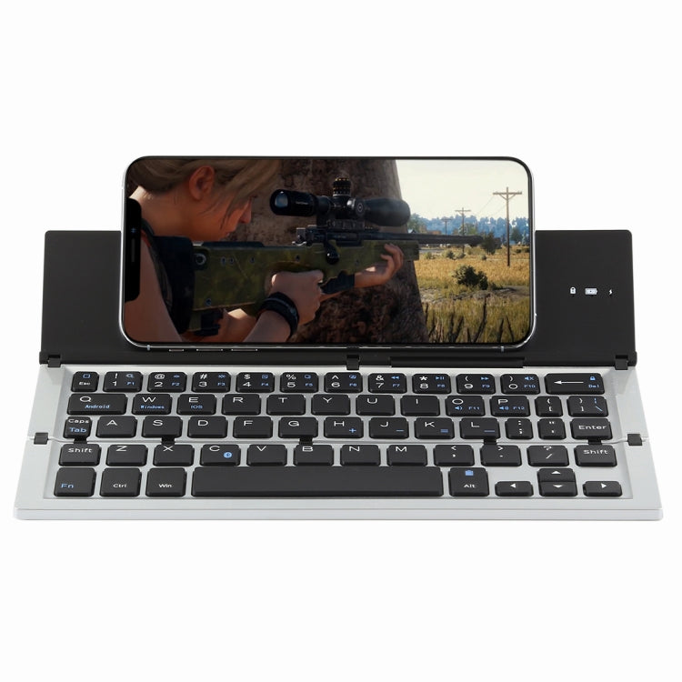 Clavier Bluetooth V3.0 pliable Ultra-fin GK608, support intégré, compatible avec le système Android/iOS/Windows, GK608 (Black), GK608 (Grey), GK608 (Gold)