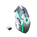 Souris sans fil ZERODATE T30 pour gaming - Rétroéclairage