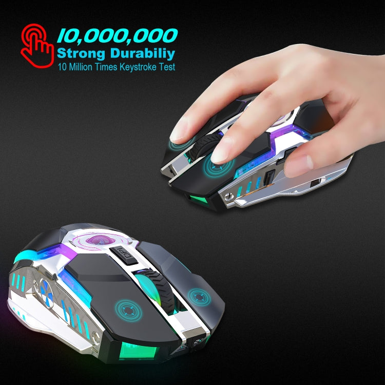 Souris sans fil ZERODATE T30 pour gaming - Rétroéclairage