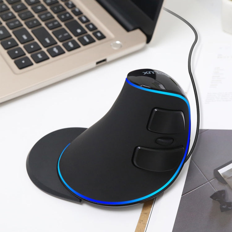 DELUX M618 Plus Wired Ergonomic Gaming Mouse 1600DPI